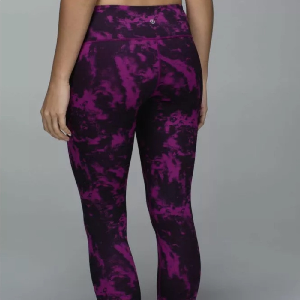 Lululemon Wunder Under Crop II Full-On Luon Sz 4 - Picture 3 of 8